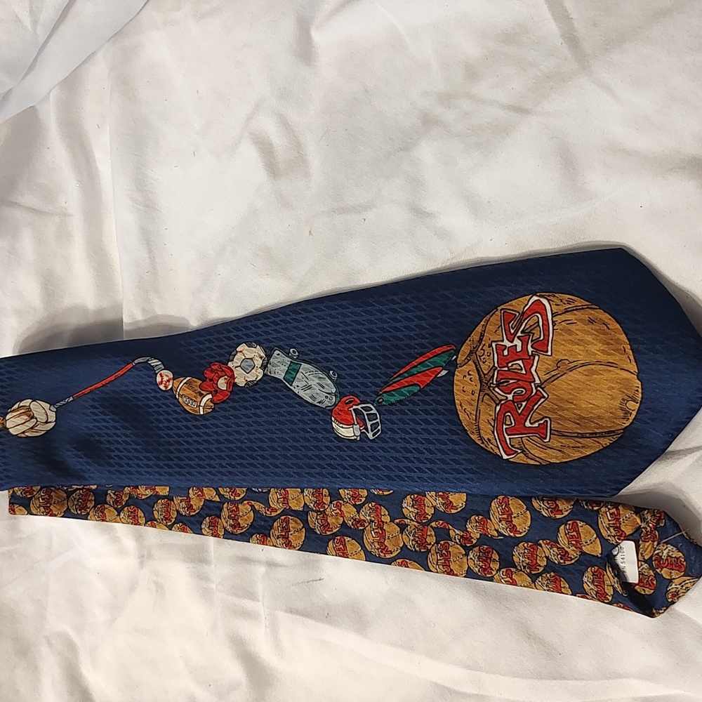 Polyester Sports "Rules" tie